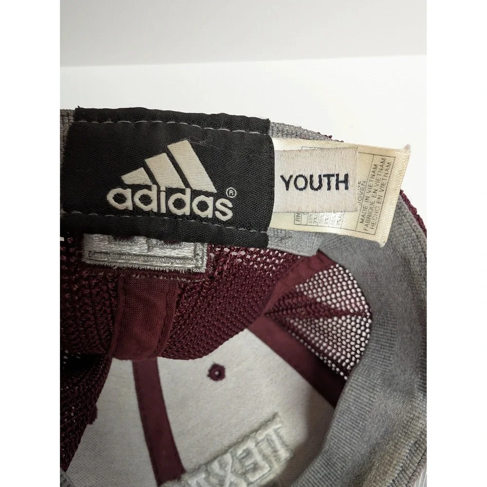 Texas A&M Aggies Hat Cap Snap Back Youth NCAA Football Trucker Adidas